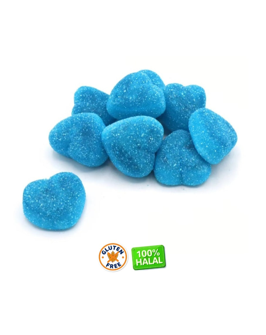 Fizzy Raspberry Filled Hearts