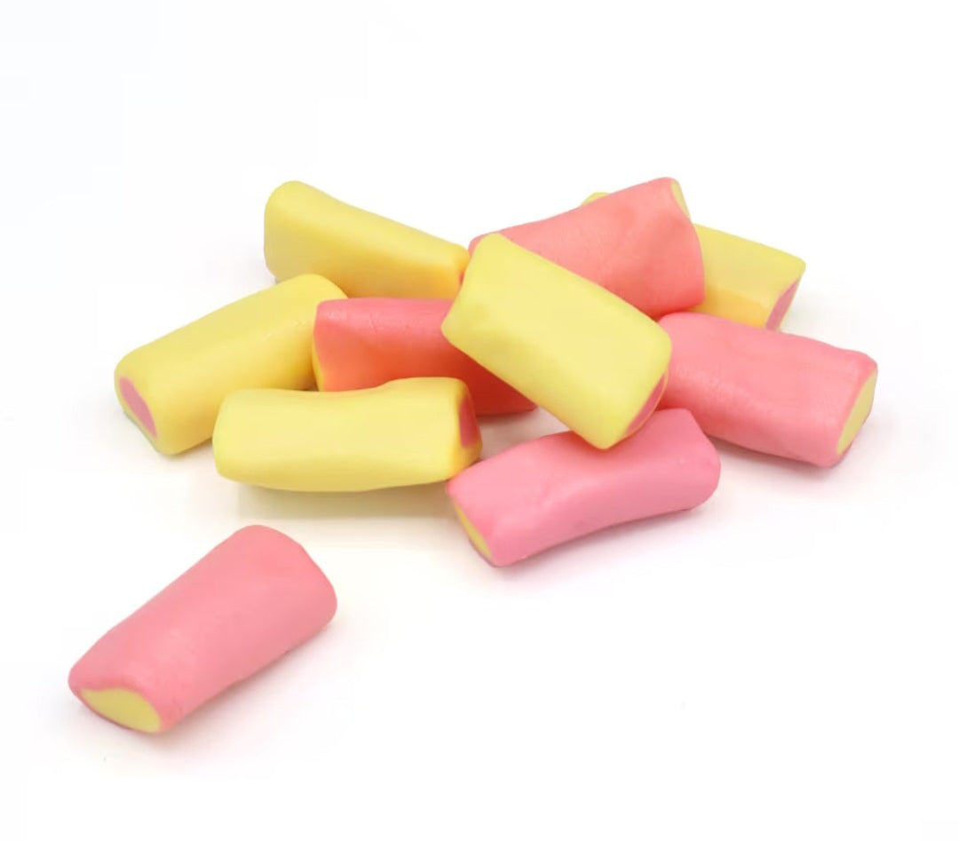 Rhubarb & Custard Soft Sweets – 500g Retro Candy Pouch